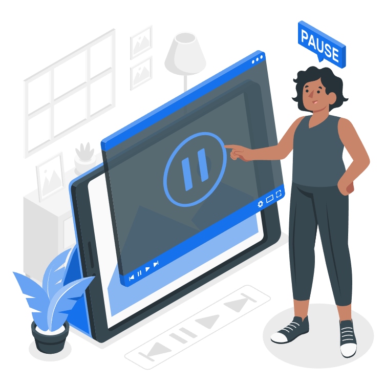 Video recording illustration